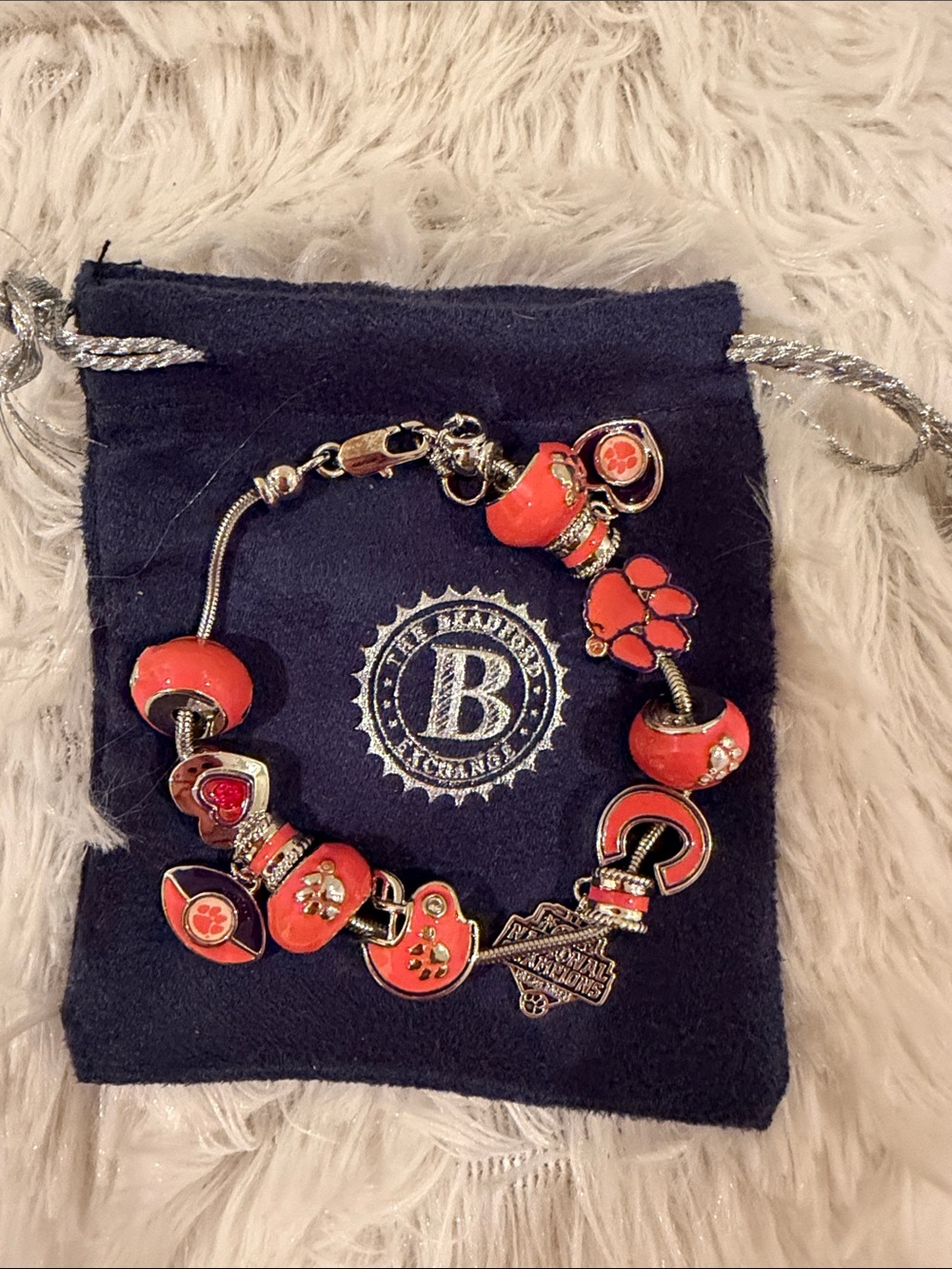 Bradford Exchange Clemson Tiger 2016 championship bracelet